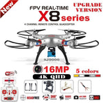 SYMA X8C X8W X8G X8HG X8 RC Drone With SJ9000 16MP 4K WiFi Camera 2.4G 4CH FPV Quadcopter Professional Drone Helicopter 4 Colors