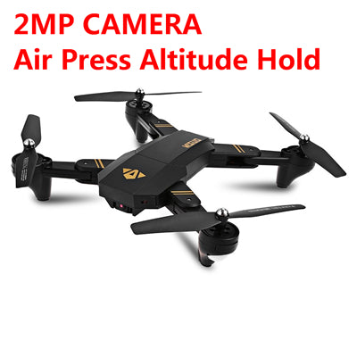 Original XS809W Mini Foldable Drone RC Selfie Drone with Wifi FPV HD Camera Altitude Hold & Headless Mode RC Quadcopter Drone