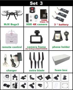 MJX Bugs 3 B3 RC Quadcopter 4K Camera Professional Drone Helicopter