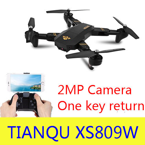 Original XS809W Mini Foldable Drone RC Selfie Drone with Wifi FPV HD Camera Altitude Hold & Headless Mode RC Quadcopter Drone